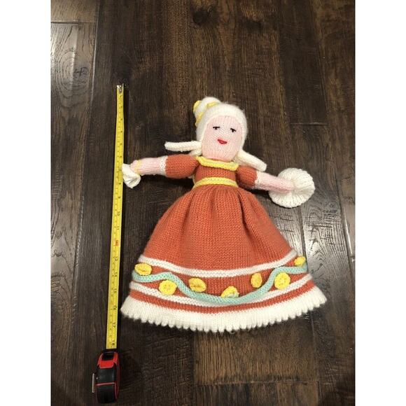 Topsy Turvey Knit‎ Plush Handmade Doll - 2 Dolls in One - Reversible Happy Sad - Picture 15 of 16